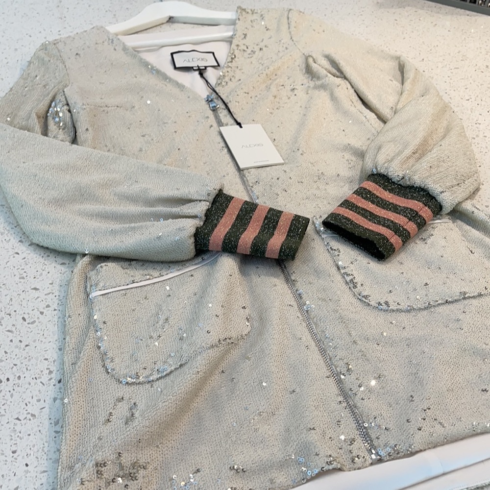 ALEXIS ASTOR SEQUIN IVORY DRESS